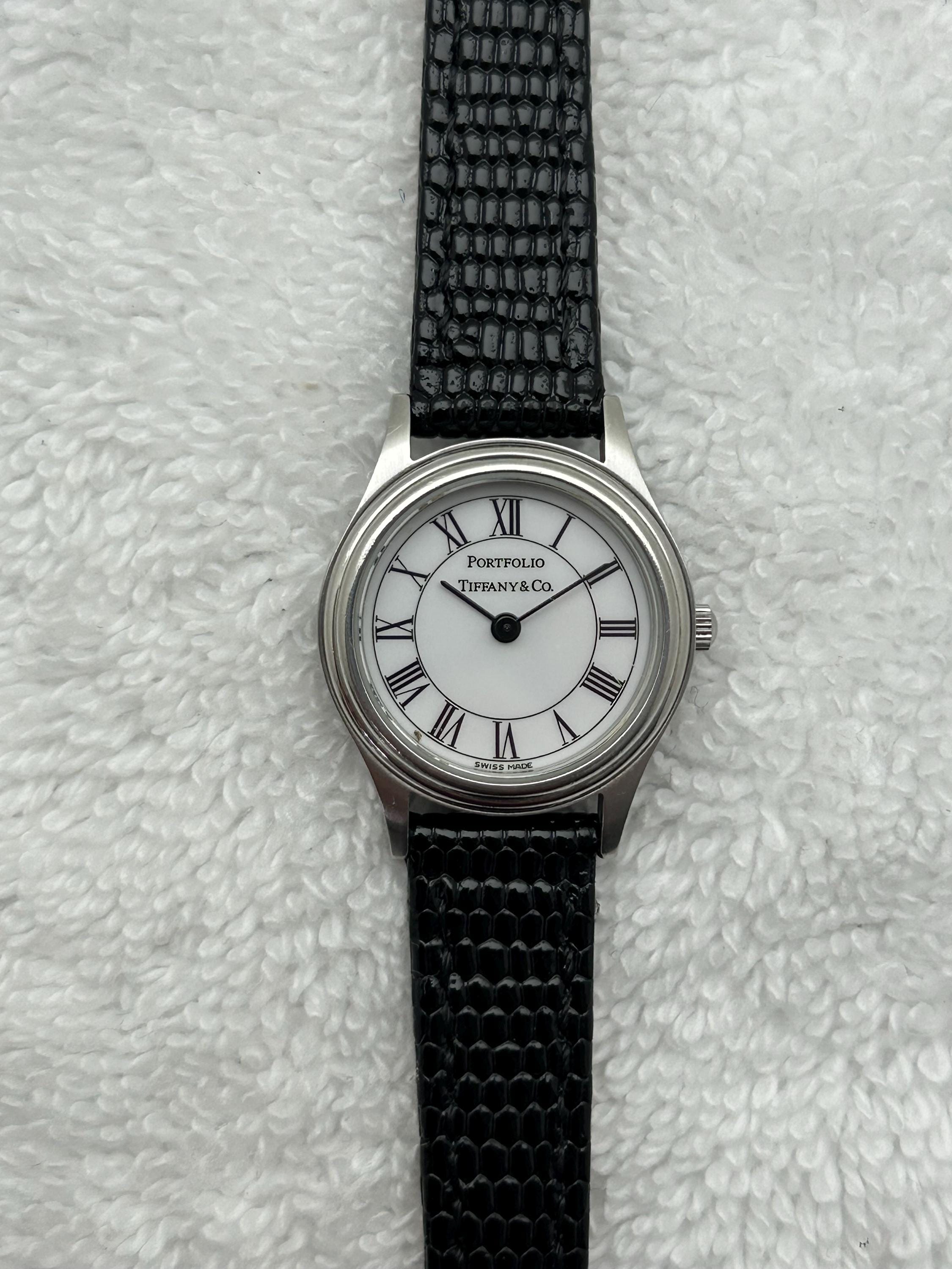 Tiffany portfolio クォーツ Tiffany & Co Portfolio Stainless Steel Quartz Ladies Swiss Made