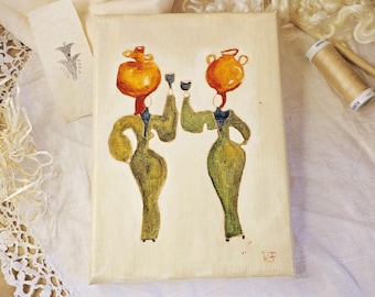 Goddess Friendship Wall Art, Boho Spiritual Decor