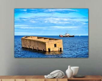 Uncle Harvey's Mausoleum, Duluth Harbor Minnesota Photography, Lake Superior Art Available as Paper, Canvas, & Metal Fine Art Prints