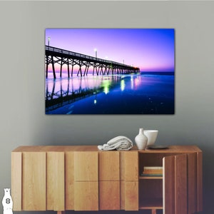 Surfside Beach Pier Sunrise Print: South Carolina Coastal Photography