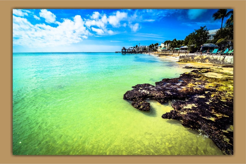 Key West Tropical Wall Art Florida Coastal Photography Available as Paper, Canvas, & Metal Fine Art Prints image 1