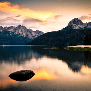Redfish Lake, Idaho - Fine Art Prints - Available as Paper, Canvas, & Metal Prints