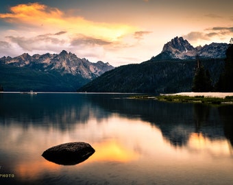 Redfish Lake, Idaho - Fine Art Prints - Available as Paper, Canvas, & Metal Prints