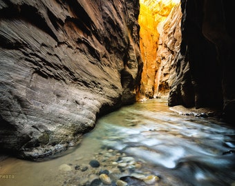 The Narrows, Zion National Park, Utah Photography - Available as Paper, Canvas, & Metal Fine Art Prints