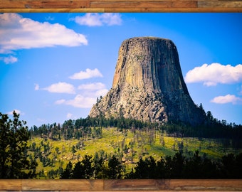 Devils Tower National Monument Wyoming - Nature Art Available as Archival Paper, Canvas, & Metal Fine Art Prints