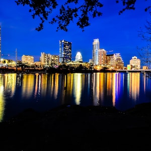 Austin Texas Skyline Photography Available as Archival Paper, Canvas, & Metal Fine Art Prints