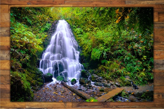 Fairy Falls Oregon Print: Columbia River Gorge Photography Wall Art