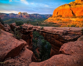 Sedona Arizona Devil's Bridge Photo: Southwestern Wall Art