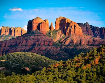 Cathedral Rock Sedona Arizona Fine Art Photography Prints - Available as Paper, Canvas, & Metal Prints