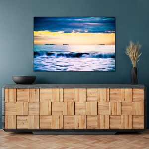 Coronado Beach, CA - Seascape Sunset Decor - Available as Paper, Canvas, & Metal Fine Art Prints immagine 7