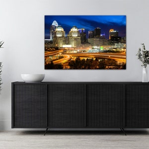 Cincinnati Ohio City Skyline Photography Available as Archival Paper, Canvas, & Metal Fine Art Prints image 2