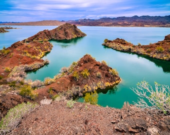 Colorado River Coves Print: Parker AZ Landscape Photography