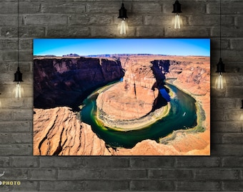 Horseshoe Bend, Arizona, Photo Prints - Available as Paper, Canvas, & Metal