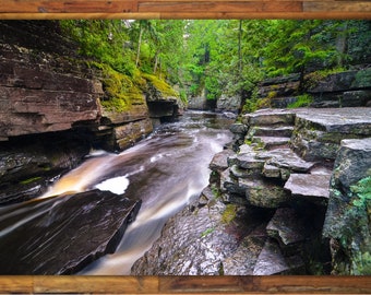 Canyon Falls Photography Print: Upper Peninsula Michigan Fine Art