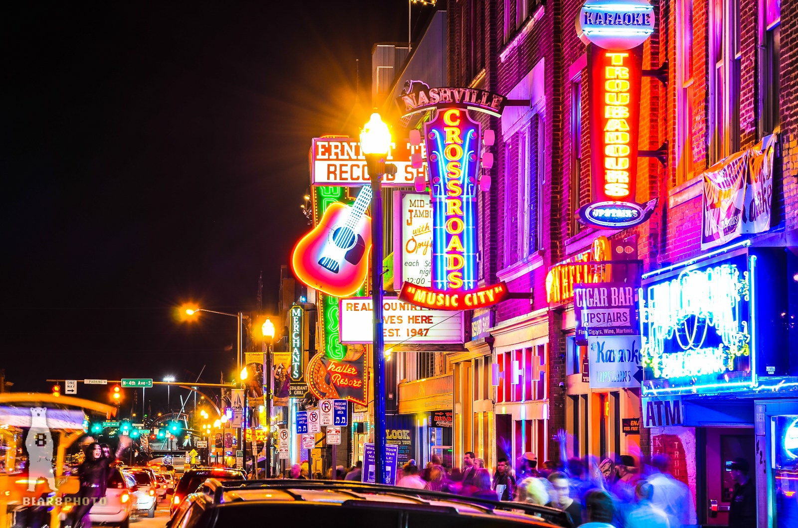 Neon Art Print Nashville Print Nashville Wall Art City Etsy