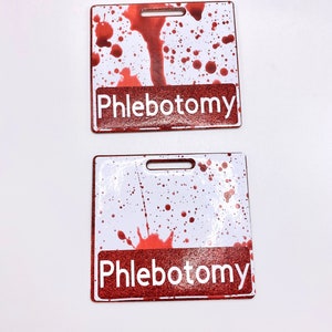 Badge Buddy, Glitter badge buddy ,Horizontal badge buddy, ID holder, Phlebotomy badge buddy, Lab, phlebotomist,