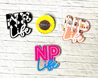 NP life badge reel / nurse practitioner badge reel / gift/Nursing/ID holder/ID badges/badge reel/hospital Nurse Badge Reels, Practitioner