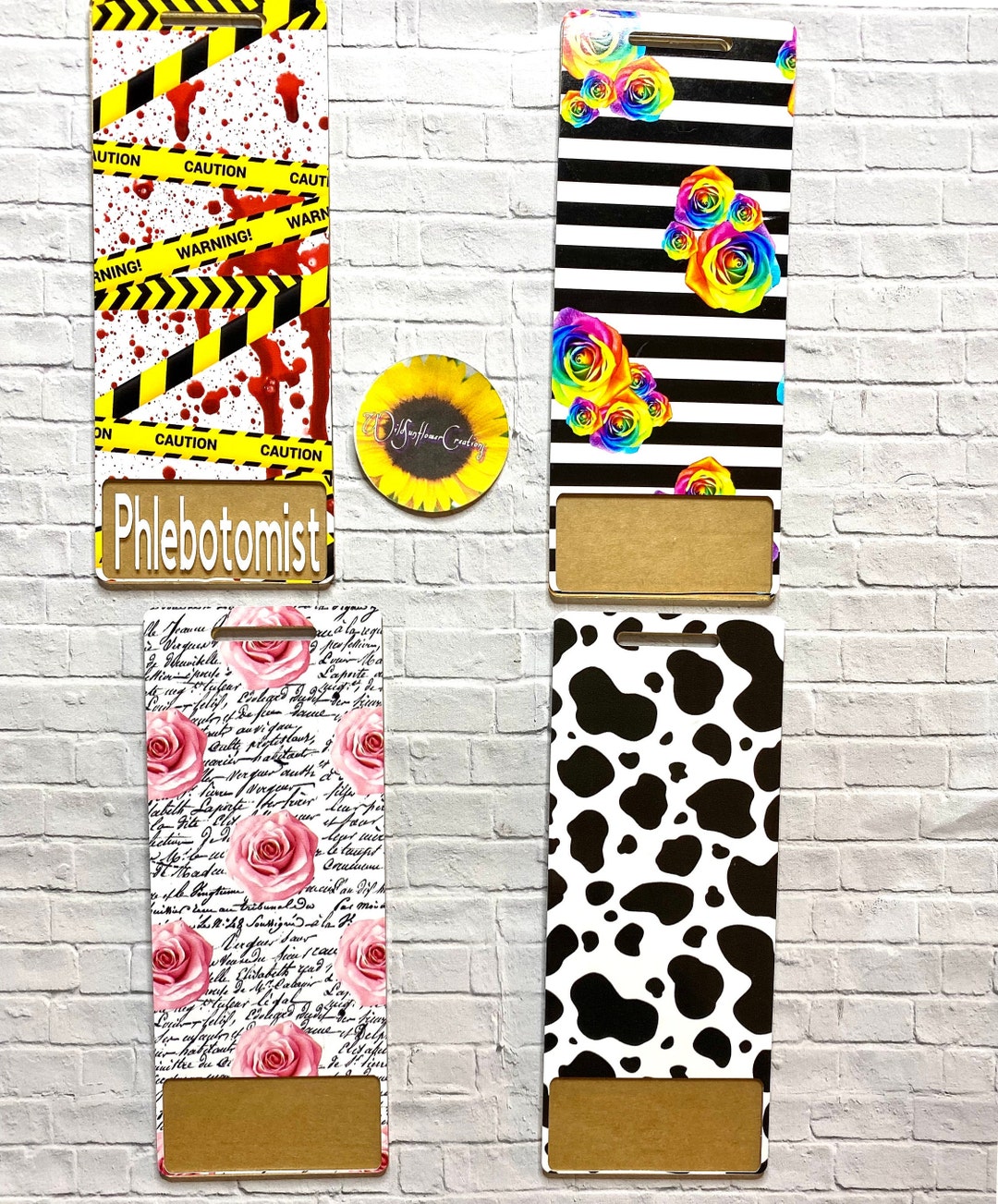 Custom Badge Buddies/id Holder/id Badges/custom Badge Buddy/ Etsy