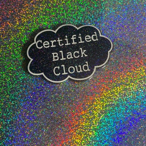 Certified black cloud badge reel