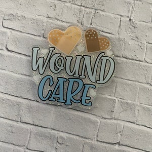 Wound Care Badge Reel/wound nurse/register nurse/nursing/wound team