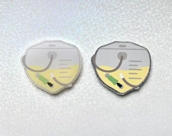 Catheter bag badge/Foley/Urologist/Register Nurse/Badge Reel/Badge Holder