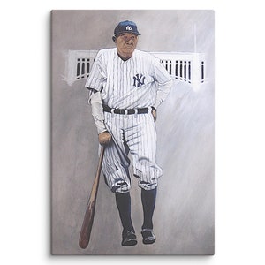 Babe Ruth on Canvas, New York Yankees, Canvas Art, Canvas Babe Ruth on Canvas, New York Yankees, Canvas Art, Canvas
