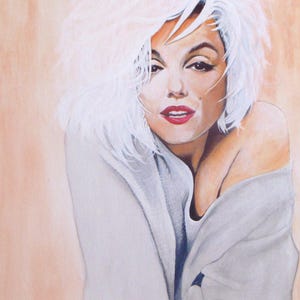 Marilyn Monroe Poster Print | Classic Movie Star Artwork | Gift for Film Buffs & Movie Lovers | Vintage Hollywood Celebrity Wall Art