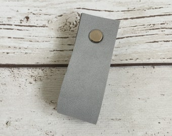 Leather Door Knobs, Grey Nubuck Leather Drawer Pulls, Rustic Cabinet Knobs, Drawer Handles, Cabinet Handles, Cupboard Handles, Drawer Knobs