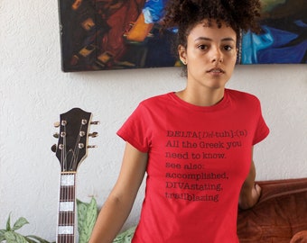 Delta Sigma Theta T-Shirt Delta definition 1913-Crossing Gift DST