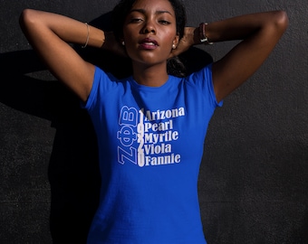 Zeta Phi Beta Founders T-Shirt| Zeta Phi Beta Shirt | Black Excellence Zeta| Z Phi B| Greek T Shirts