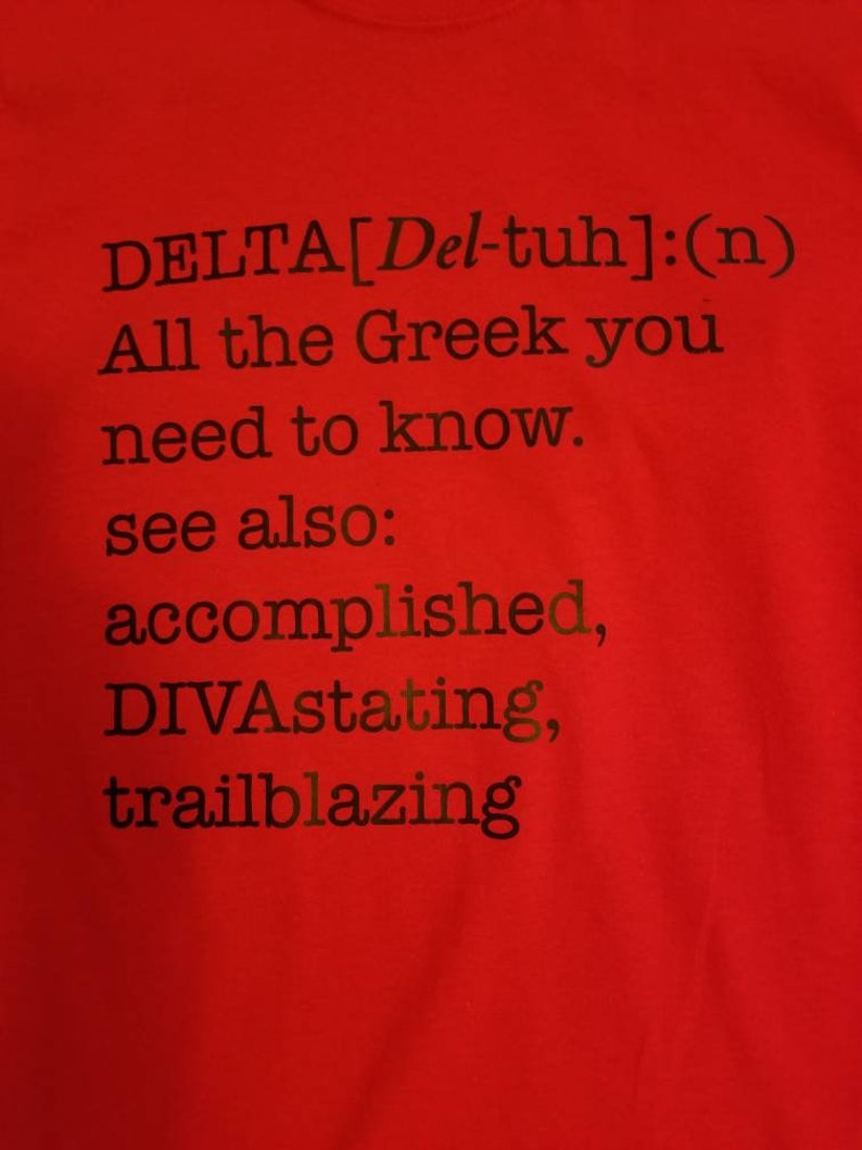 Delta Sigma Theta T-shirt Delta Definition 1913-crossing Gift - Etsy