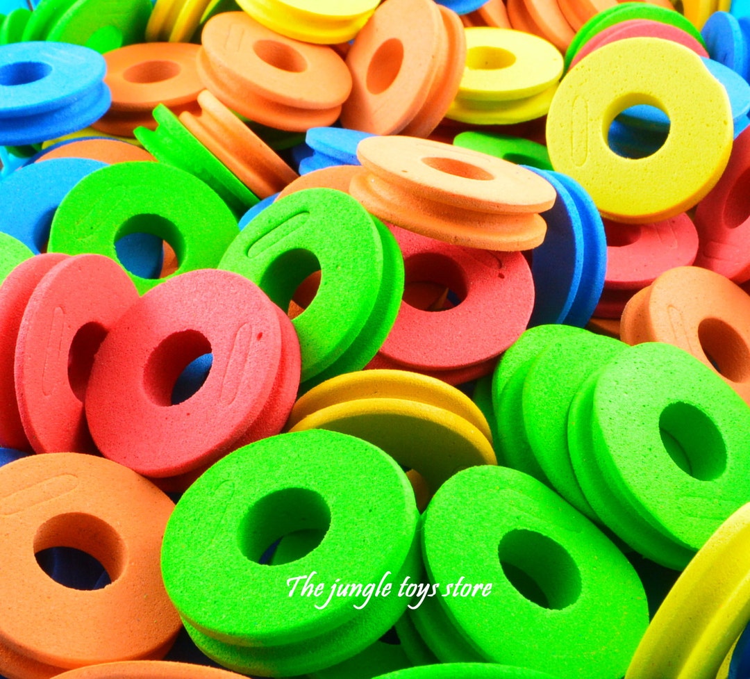 12 Colored Styrofoam Rings 1 3/4 '' 45 Cm in Etsy