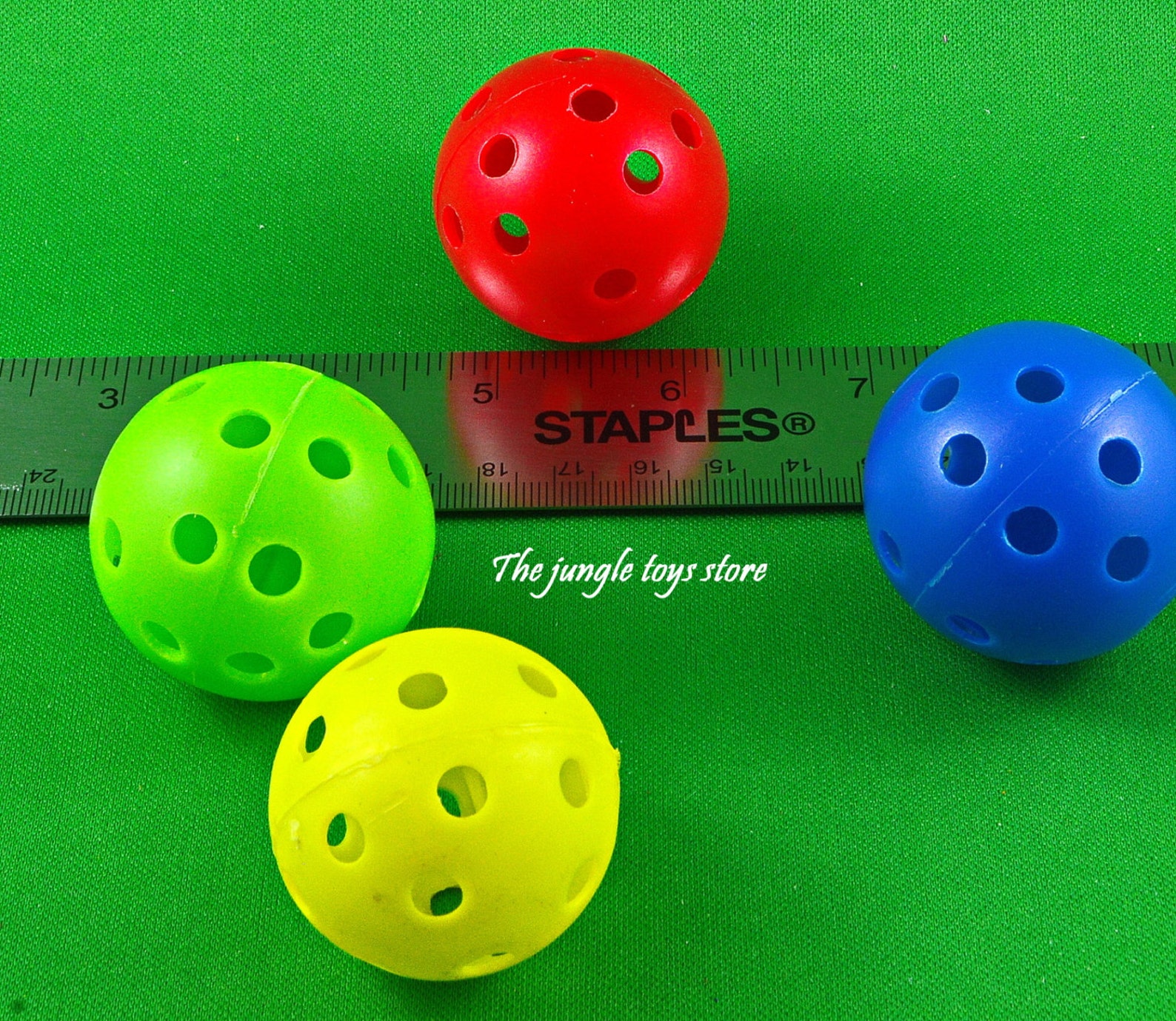 6 Perforated Plastic Balls Of 13 4 Inch 45 Cm In Diameter Etsy
