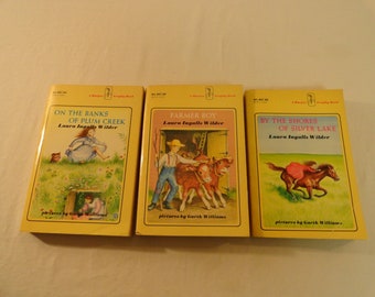 Set Of 3 Laura Ingalls Wilder Books