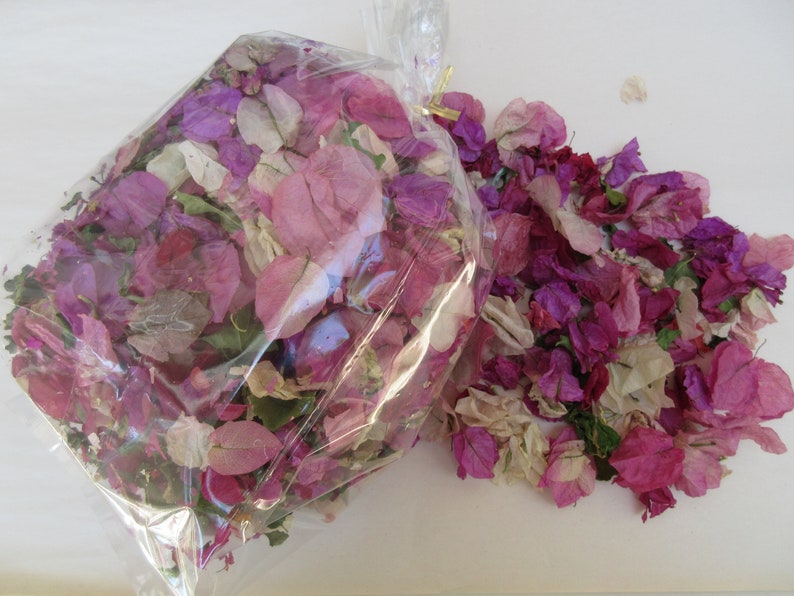 SALE Dried Flowers Bougainvillea Flower Leaf Mix Dry Petal Etsy