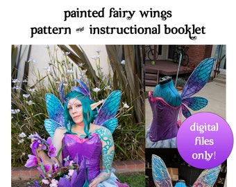 Painted Fairy Wings E-book (Pattern & Instructional Booklet)- *DIGITAL DOWNLOAD ONLY*