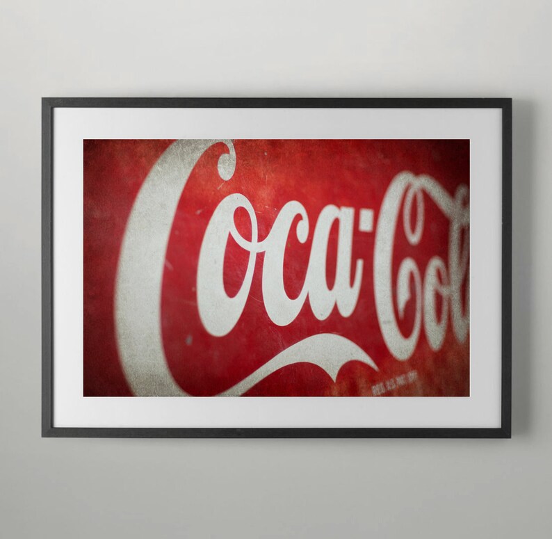 Vintage Coca Cola Sign Photography Home Decor Wall Office Fine Art