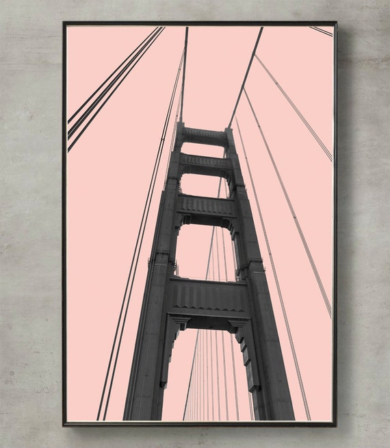 Golden Gate Bridge San Francisco California Photo Art Print Poster 24x36 inch