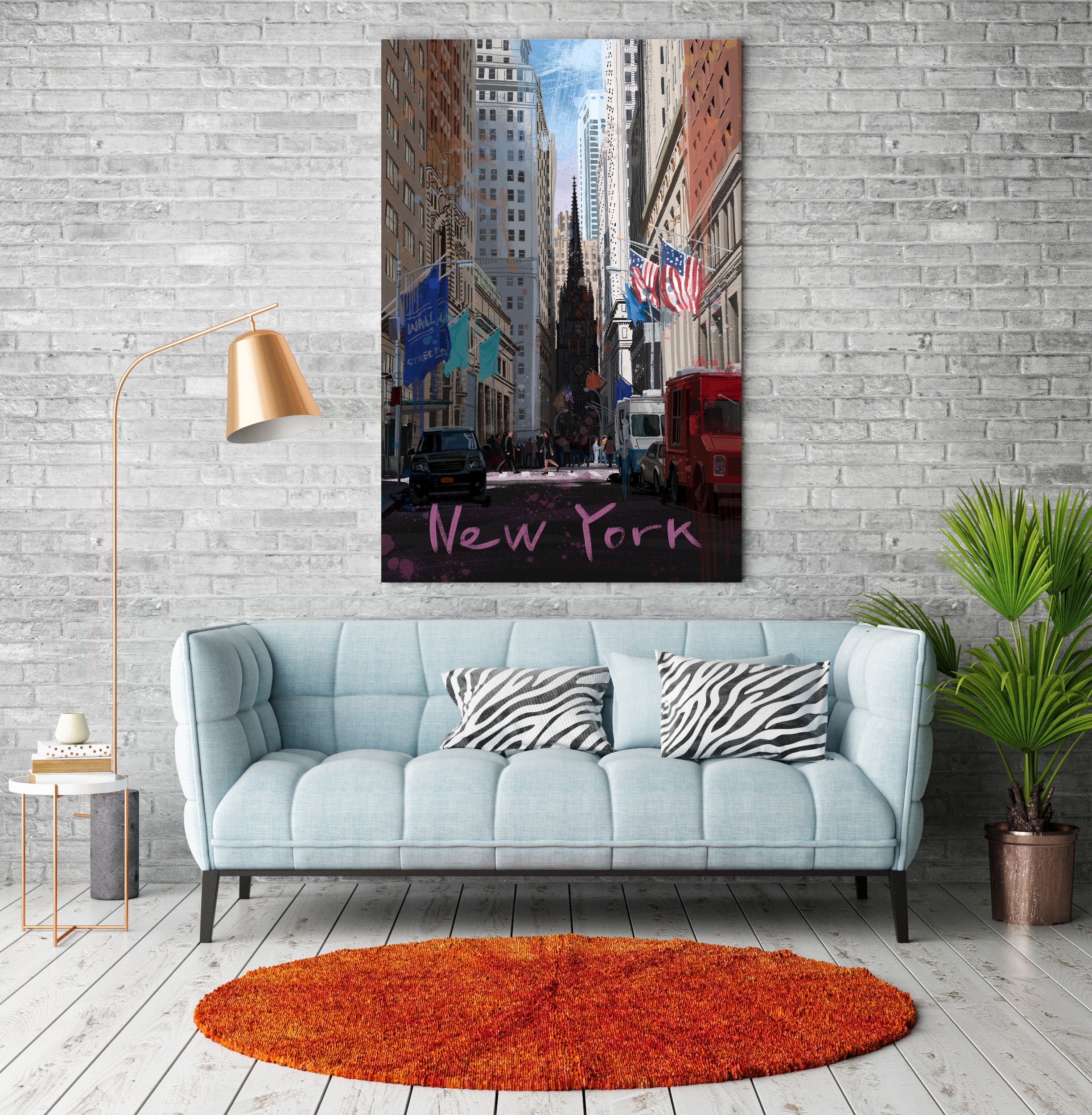 NYC USA New York New York City Art Wall Street Manhattan Etsy
