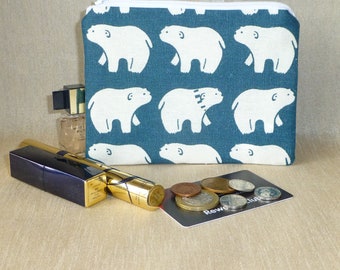 panda bear makeup bag panda make up bag bear cosmetics bag etsy