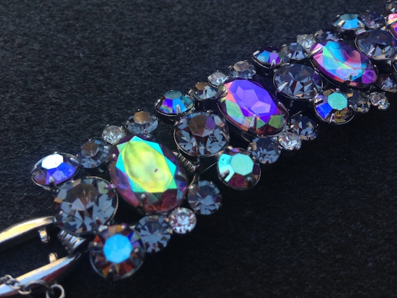 Juliana D&E Heliotrope, Grey, Lilac and Clear Rhinest… - Gem
