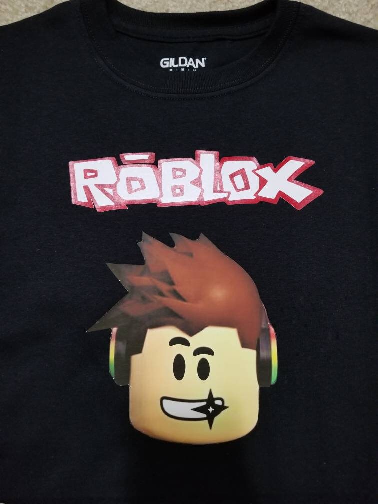 Boys' Roblox Short Sleeve T-Shirt - Black S 1 ct