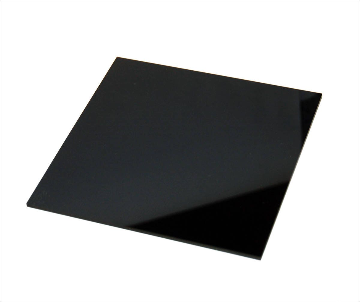 CNC PRECISION CUT CAST ACRYLIC PLEXIGLASS CLEAR SHEET 1//2/" X 4/" X 8/"
