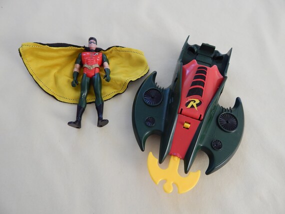 Vintage Batman Returns Jet Foil Cycle With Robin Action Figure - Etsy