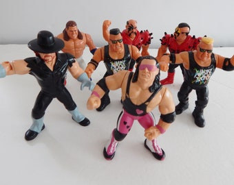 WWF/WWE CUSTOM HASBRO SCALE IN YOUR HOUSE SET FOR WRESTLING FIGURES 