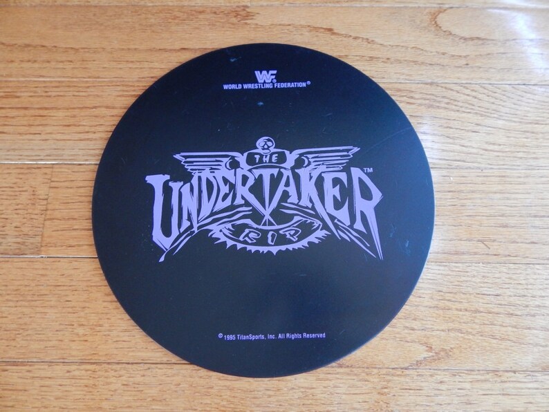Rare Vintage WWF the Undertaker Pog Slammer Mat With Coffin - Etsy