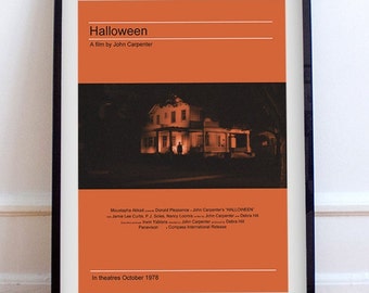 Halloween 1978 Film Plakatdruck, John Carpenter Film