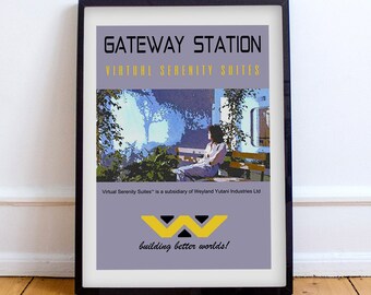 Weyland Yutani-poster 'Virtual Serenity Suites' - scifi-filmafdruk (A3, A4)