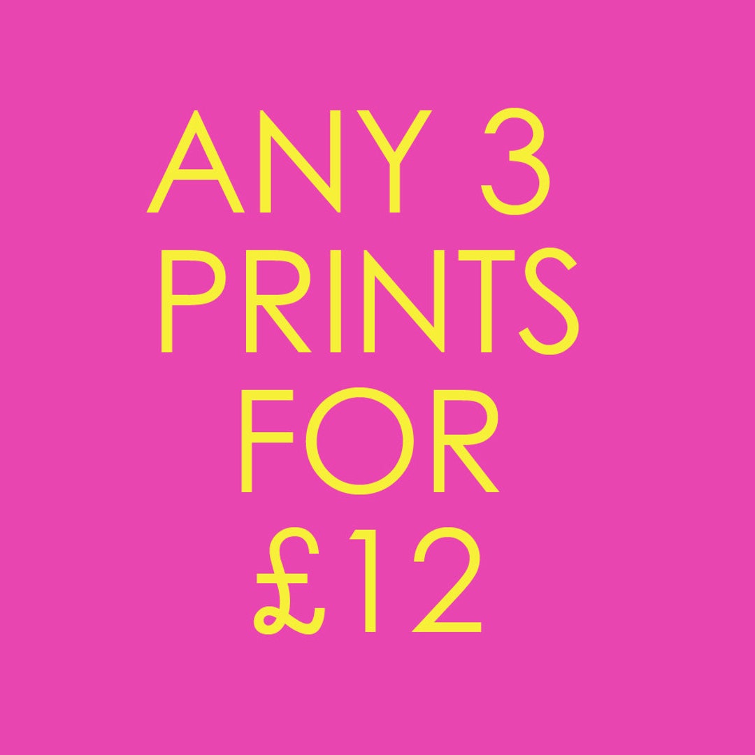 3 for 12 Poster Art Print A4 A3 Retro Movie Film Tv Sci Fi Vintage