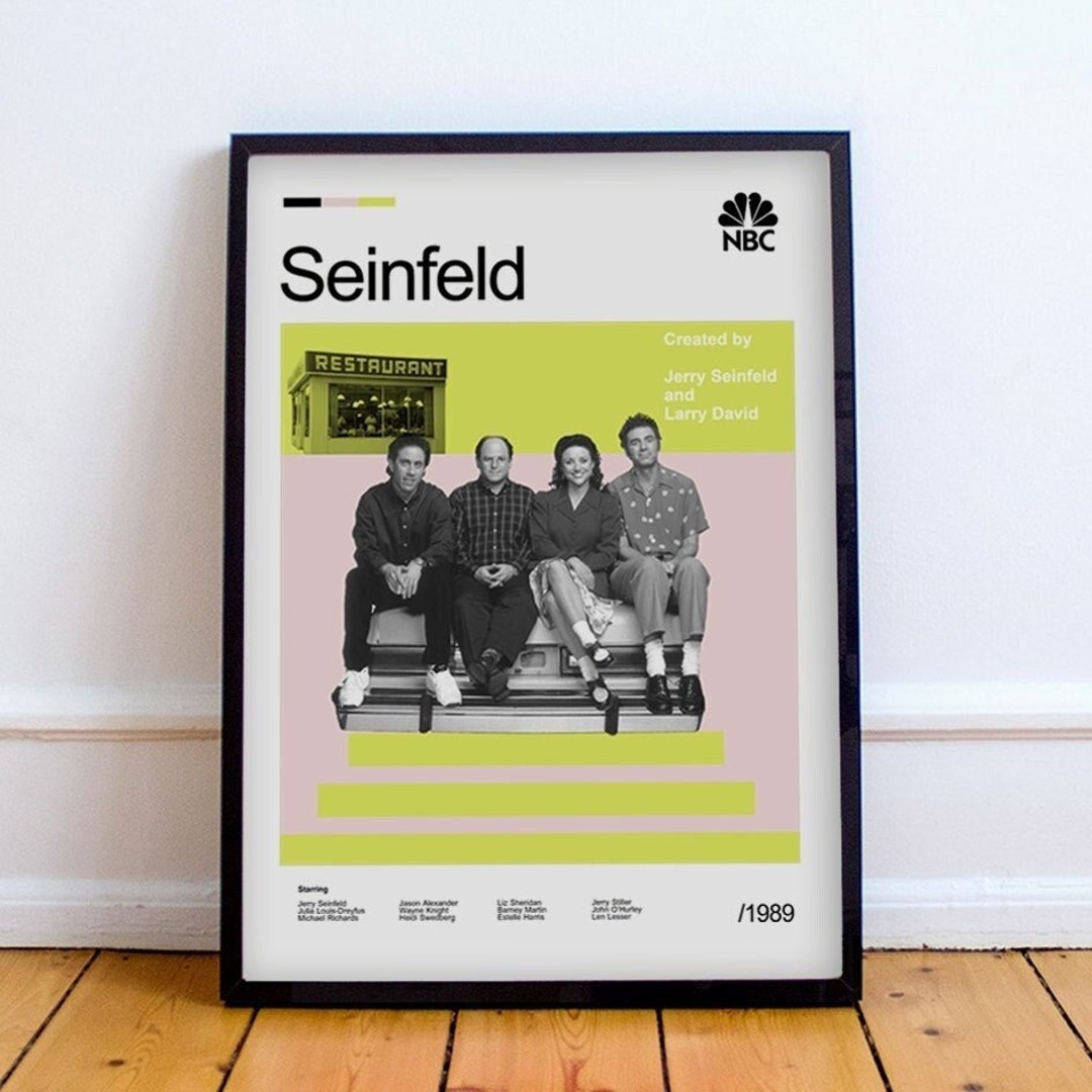 A4 A3 Jerry Seinfeld Larry David Curb Your Enthusiasm Poster Art Print  Comedy Sitcom Classic Funny Man 80s Cave Decor Mid Century Modern A3 - Etsy, image size:1080x1080